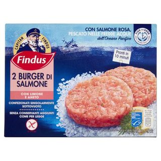 Capitan Findus 2 Burger Di Salmone Con Limone E Aneto 170 G - 123626