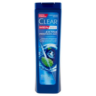 Clear Men Shampoo Antiforfora Extra Freschezza 24H 225 ml