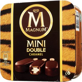Magnum Mini Gelados Double Caramelo Pack 6 embalagem 360 ml - 18953903186