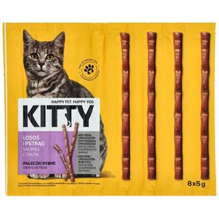 Kitty Pałeczki mięsne z łososiem i pstrągiem 40 g