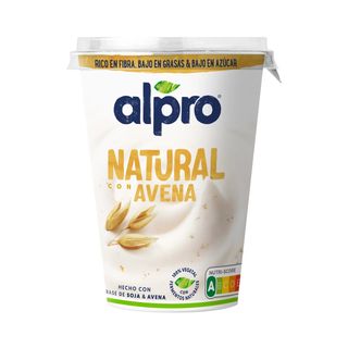 Especialidad de Soja y Avena Fermentada con Sabor Natural Alpro 500 G.