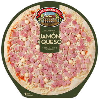 Pizza De Jamon Y Queso Casa Tarradellas 405 G