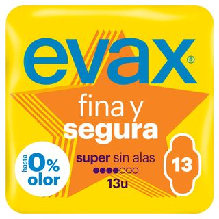 Pensos Higiénicos Fina e Segura Maxi Evax (emb. 13 un)