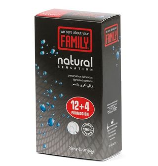 Preservativos Family Natural 12+4 Uds.