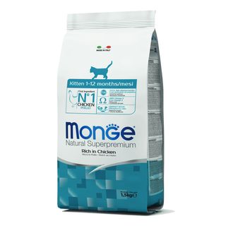 Monge natural superpremium kitten con pollo 1.5kg