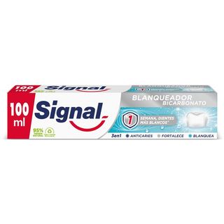 Pasta Dentífrica Blanqueadora Bicarbonato Signal Tubo 100 Ml.