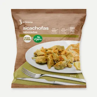 Alcachofas Rebozadas Bolsa 500 Gr.