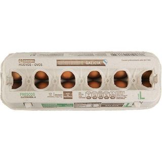 Huevo L Galicia Eroski, Cartón 12 Uds. (17872185)