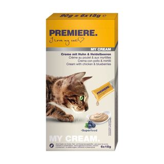Premiere snack cat my cream 6x15g pollo e mirtilli