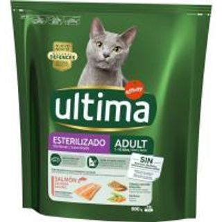 Alimento De Salmón Gato Esterilizado Ultima, Paquete 800 G (17786633)