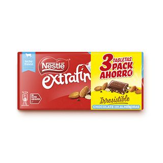 Chocolate Con Leche Y Alm Nestle 3X125 Gr