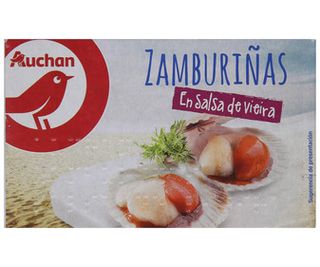 Zamburiñas En Salsa De Vieira Auchan 63 G