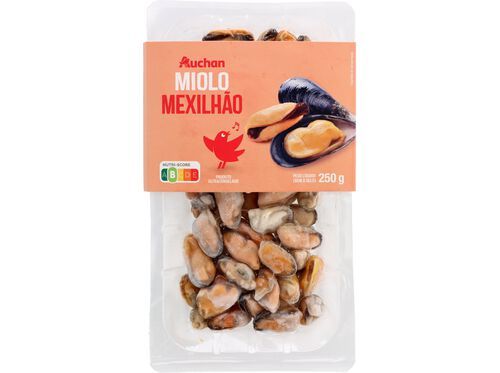 MIOLO MEXILHÃO AUCHAN ULTRACONGELADO 250G