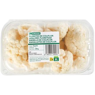 Floretes De Coliflor Eroski, Bandeja 400 G (25614967)