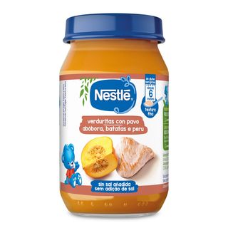 Puré De Verduritas Con Pavo Nestlé Frasco 190 G