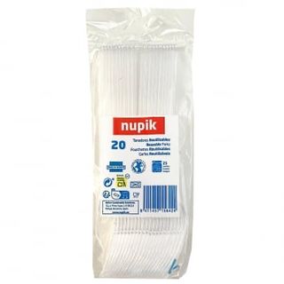 Set 20 Tenedores Reutilizables Nupik