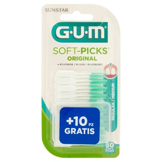 Gum Soft-Picks Original + Fluoruro Regular/Medium 40 + 10 Pz -2755