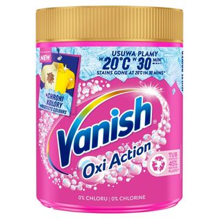 Vanish Odplamiacz proszek do tkanin kolorowych Multi Action Pink 470 g