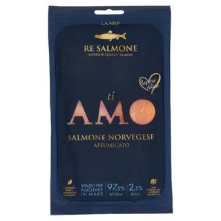 Re Salmone Ti Amo Salmone Norvegese Affumicato 50 G