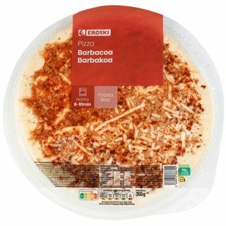 Pizza Barbacoa Eroski, 1 Ud, 350 G