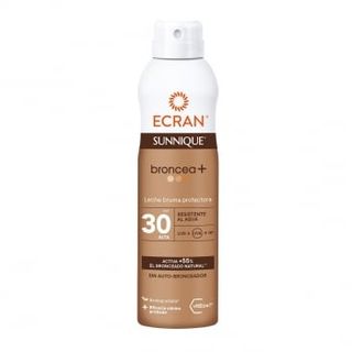 Leche Bruma Protectora Spf30 Broncea+ Ecran Sunnique 250 Ml.