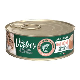 Virtus cat p.s. mousse gr.85 salmone new