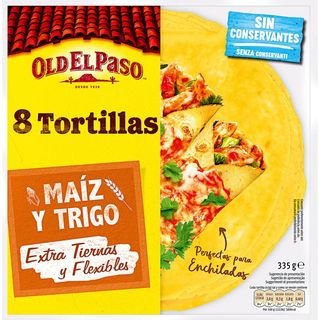 OLD EL PASO Tortillas De Maíz 8 Unidades 335 G