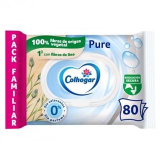 Papel Higiénico Húmedo Pure Colhogar 80 Ud.
