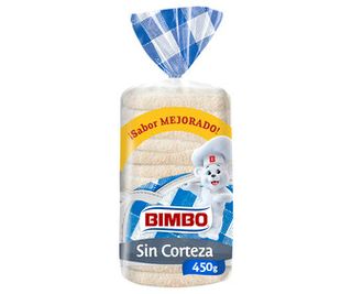 Pan Molde Blanco S/Corteza Bimbo 450 G[  1