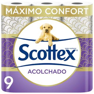 SCOTTEX Papel Higiénico Acolchoado 9 un