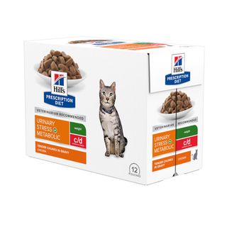Hill’S Prescription Diet Urinary Stress + Metabolic Pollo Sobre Para Gatos 1.02Kg