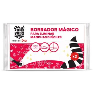 Borrador Mágico Super Paco Bolsa 3 Uds.