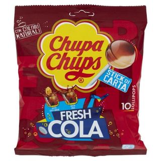 Chupa Chups Fresh Cola Lollipops 10 X 12 G - 139406