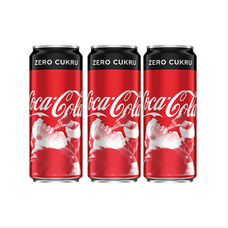 Zestaw 3x Coca-Cola zero 330ml