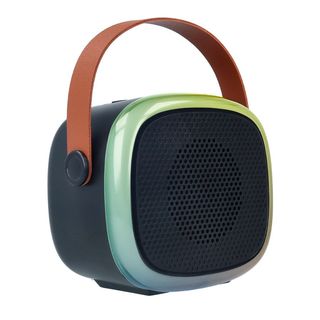 Karaoke Led Sound - Altavoz con Micrófono Negro