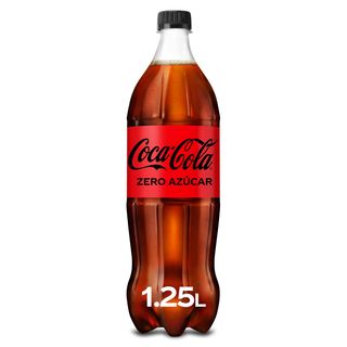 Refresco De Cola Zero Azúcar Coca-Cola Botella 1.25 L