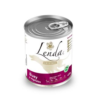 Lenda Nature Buey Lata Para Perros 0.4Kg