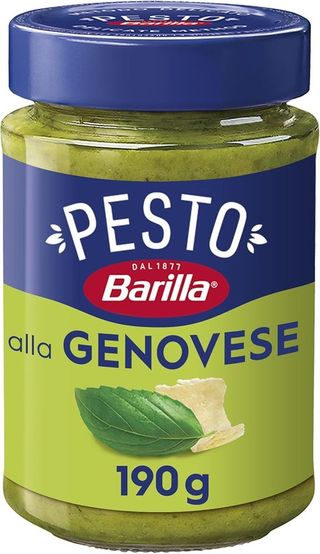 Barilla Pesto Con Basilico Genovese Dop Condimento E Sugo Per Pasta 190 G
