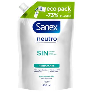 Gel Sanex Zero% Normal Recambio 950Ml (234201)