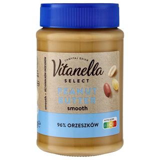 Vitanella Select Peanut Butter smooth 96 % orzeszków 450 g
