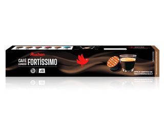 CAFÉ EXPRESSO DQ AUCHAN:FORTÍSSIMO INT.12 10UN