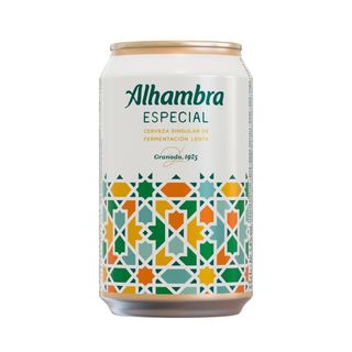 Cerveza Alhambra Especial Lata 33 Cl.