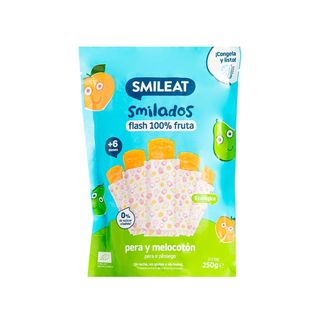 Helado Smilado De Pera Y Melocotón 250G (15X50G) Smileat