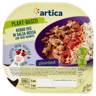 Plant Based: Kebab Veg Con Salsa Rossa E Riso 250G