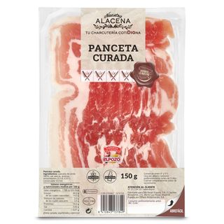 Panceta Curada Nuestra Alacena De Dia Sobre 150 G