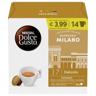 Café Espresso En Cápsulas Milano Nescafé Dolce Gusto 14 Ud.