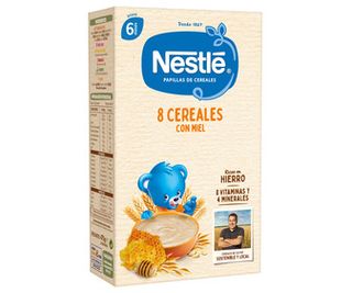 Papillas 8 Cereales Con Miel Nestle 475 Grs.