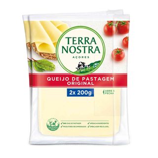 Queijo Flamengo sem Lactose Fatiado Terra Nostra (2 un x 200 gr (400 gr))