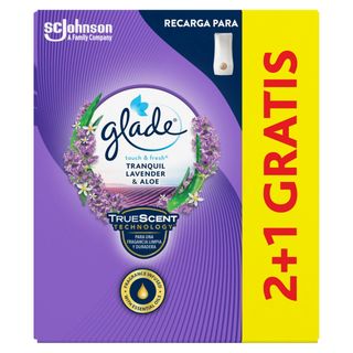 GLADE Recambio Ambientador Un Toque Lavanda 2 Unidades (240832)
