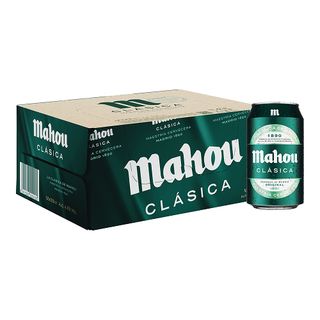 Cerveza Mahou Clásica Lata 33 Cl. Pack 12 Uds.